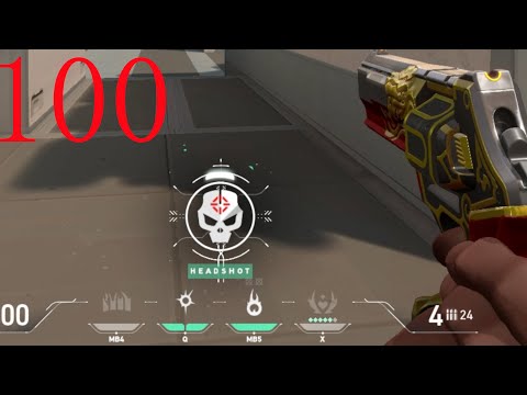 Valorant-100 One Taps With Sheriff (In Sync With Music)