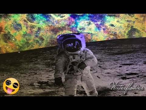 How To Paint A Trippy Astronaut (Blacklight UV Art)