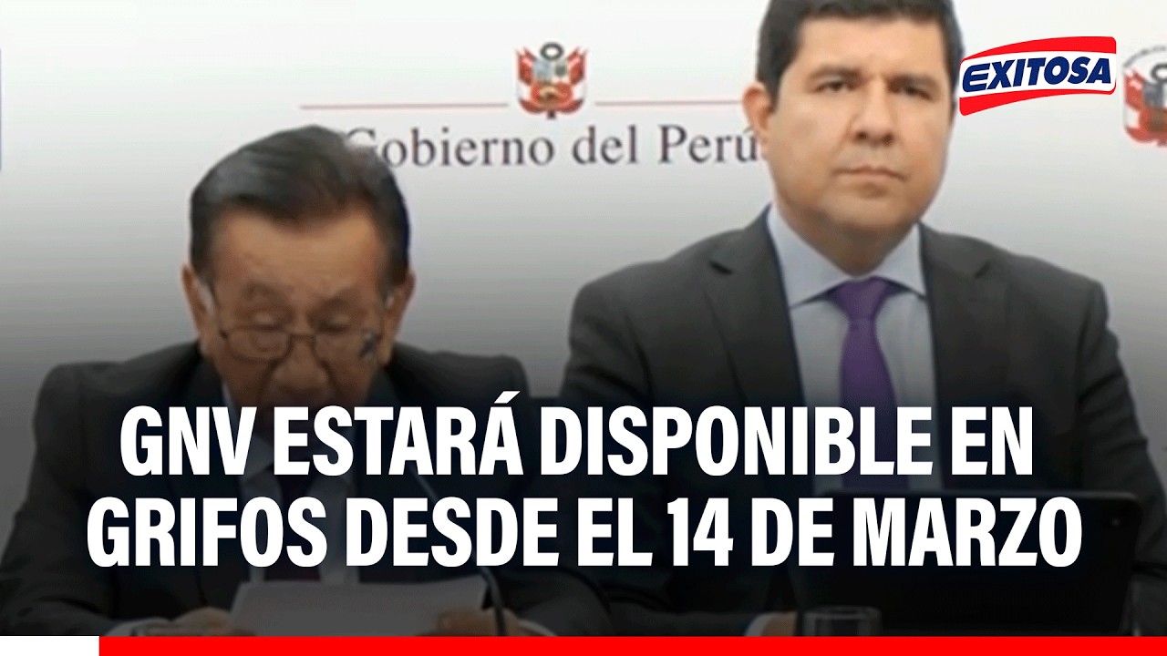 🔴🔵 Presidente Balcázar confirma que GNV volverá a estar disponible a partir del 14 de marzo