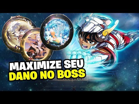 COMO MELHORAR SEU DANO CONTRA BOSS E CHEFES DA LEGIÃO - Saint Seiya : Awakening
