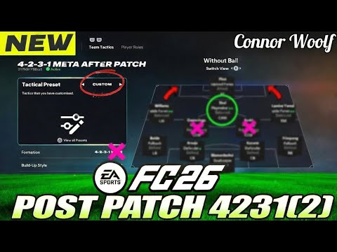 POST PATCH 4231(2) is the NEW META 😍 Best FC26 Tactics and Formation ✅