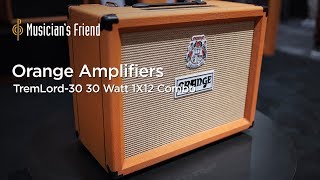 Video thumbnail for Orange Amplifiers TremLord-30 30 Watt 1X12 Combo - Demo and Features by Musician's Friend