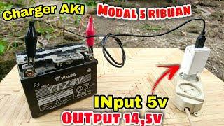 Download lagu Rubah cas HP kalian jadi charger AKI motor sederhana mp3