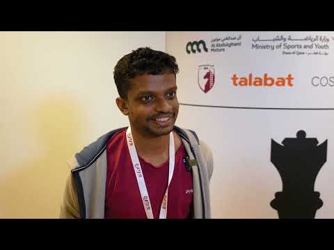 Qatar Masters Open 2023 | Round 6 | Interview with GM Narayanan S.L.