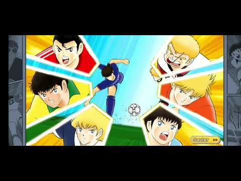 Captain Tsubasa Dream Team : Super Dream Fest anniversaire ( Cruyfford,Lévine,Xiao,Wakashimazu)