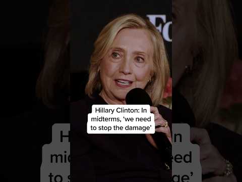 Hillary Clinton: In midterms, 'we need to stop the damage'