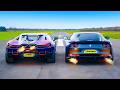 V12 Straight Pipe DRAG RACE