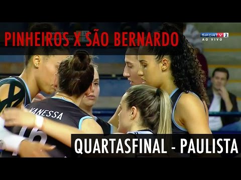 Pinheiros x São Bernardo - Quartas de Finais - Campeonato Paulista de Vôlei Feminino