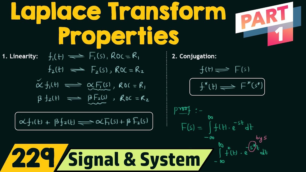 Properties of Laplace Transform (Part 1)