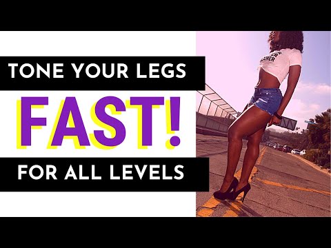 Lower Body Workout for Toned Legs | FUN At Home Workout #Movavi thumnail