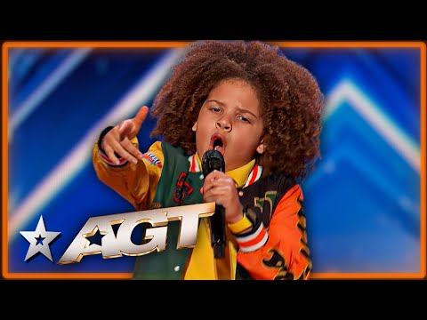 9 Year Old Rapper Has The Audience ON THEIR FEET on America's Got Talent!