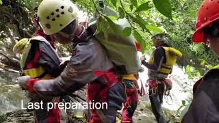 preview picture of video 'Waterfall climbing at Buni Ayu, Sukabumi, West Java, Indonesia'