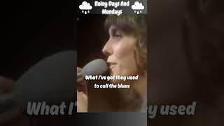 CARPENTERS Live | Rainy Days and Mondays (1971) #70smusic #lovesong #lyrics #shorts #carpenters