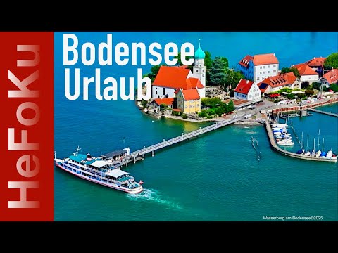 BODENSEE URLAUB -  Sehenswürdigkeiten - Städte - Schlösser - Klöster  - Urlaub an der Riviera - 4K