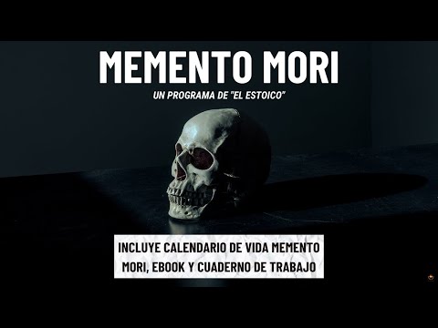 Calendario de Vida MEMENTO MORI. | Programa de El Estoico (calendario + ebook + cuaderno de trabajo)