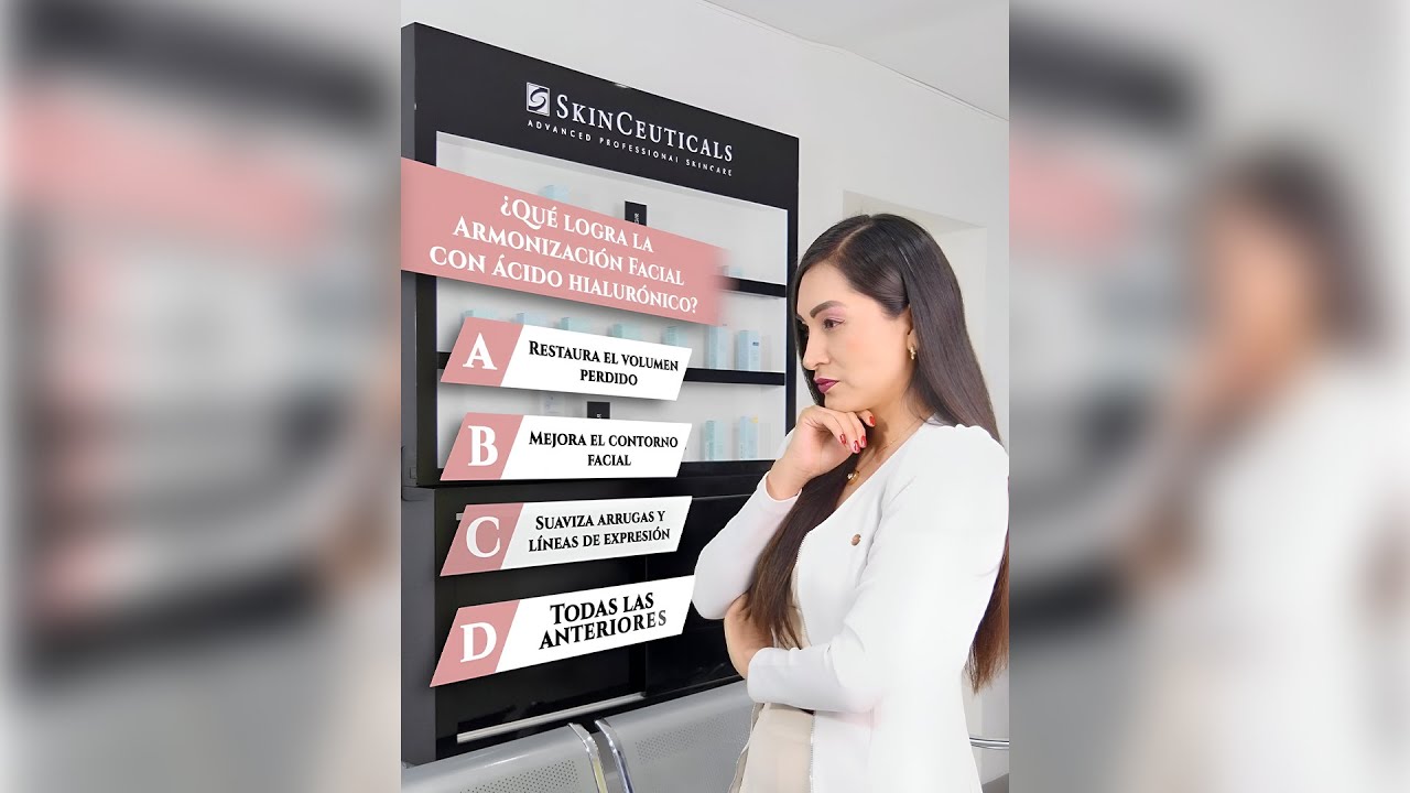 👩‍⚕️💉Armonización facial con ácido hialurónico - Dra. Gisela Pilar Aire Farfán