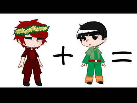 You + him || meme ||Gaara x Rock Lee 🏳️‍🌈 || (I couldn't stop myself from doing it ) 🌹