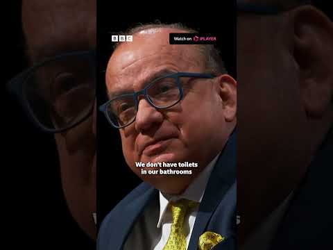 Steven Bartlett asks Deborah Meaden about her toilet habits - BBC