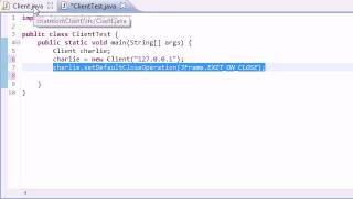 Intermediate Java Tutorial - 58 - Finishing the Coding for the Instant Message Program