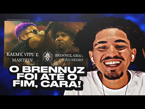 NOVENTA REAGE a BRENNUZ, GRAFITEH E JOÃO NEGRO X KAEMY, MARTZIN E VITU | SEGUNDA FASE | BDA 8 ANOS