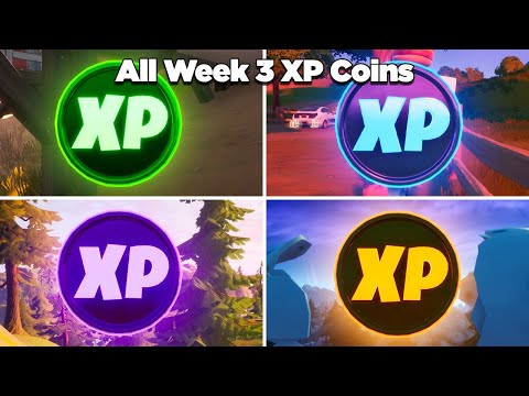 Fortnite All XP Coins Location Guide (WEEK 3) -  Chapter 2 Season 4