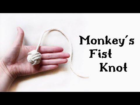 How to Make a Monkey's Fist Knot with NO MARBLE