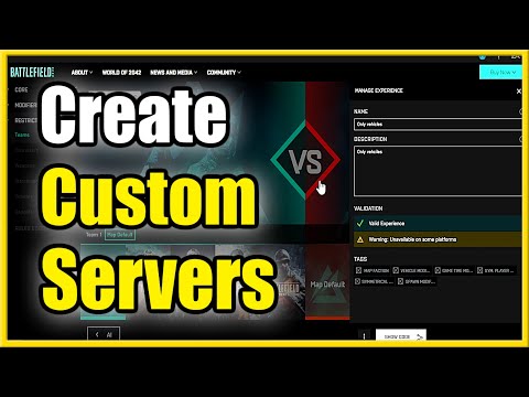 How to Create a Custom Server in Battlefield 2042 Portal Mode (PS4, PS5, Xbox & PC)