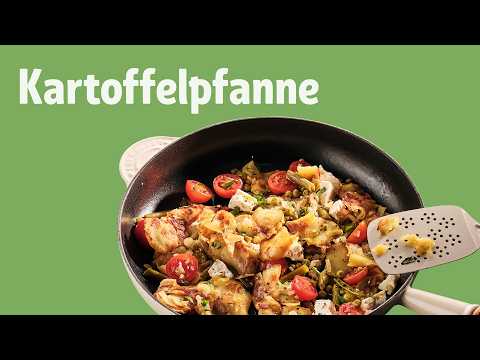 Kartoffelpfanne mit Gemüse – vegetarisches Gericht mit wenigen Zutaten 🥔🍽️ | REWE Deine Küche