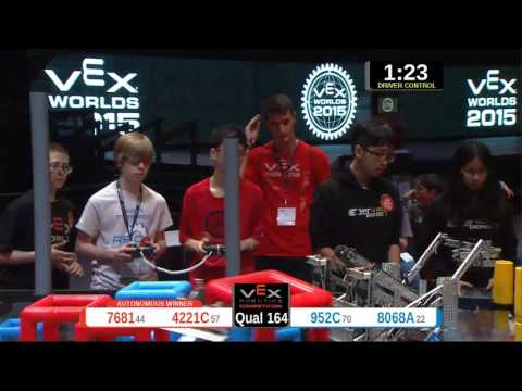 2015 VRC-MS Oppo Q164 -  (7681 952C) 26-Opportunity Div-VRC Middle School-VEX Worlds 2015