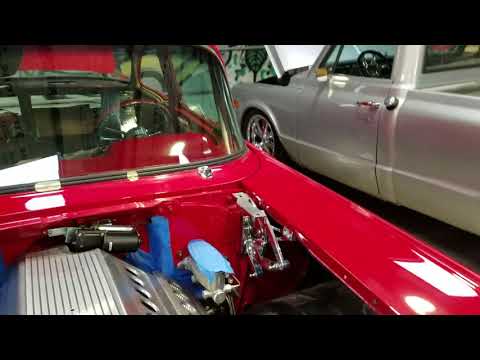 57 Chevy Billet hood hinge install