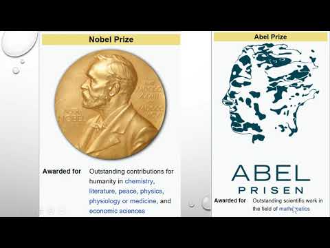 NOBEL & ABEL PRIZE || NOBEL PRIZE || ABEL PRIZE
