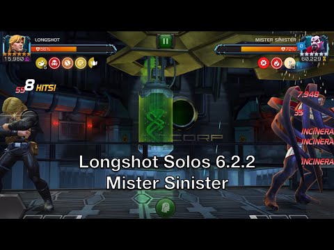 Longshot Solos 6.2.2 Mister Sinister: Fortune Favors the Lucky Prelude-Mcoc