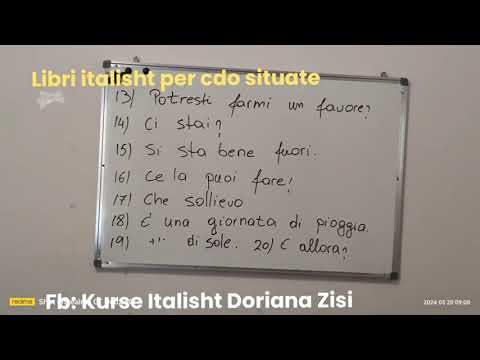 Fjali italisht Doriana per te folur sakte italisht 