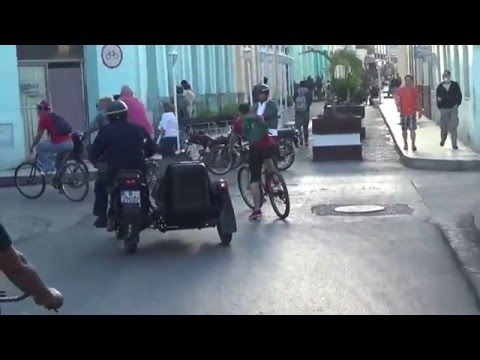 Cuba travel 2016 entering the town of Sa