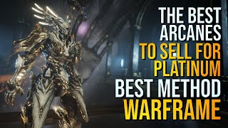 Here are the best TIPS to farm ARCANES easy and sell them for tons of PLATINUM in WARFRAME 2024