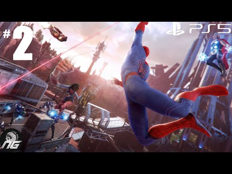 Marvel Avengers Spiderman DLC OUT NOW PS5 Gameplay Walkthrough Part 2 LIVE