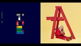 Coldplay/Billie Eilish - Twisted Logic/idontwannabeyouanymore Mashup Video