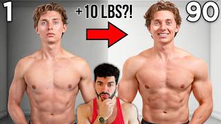 ALL Muscle, NO Fat in 90 Days?! (Brandon William Bulk Reaction)