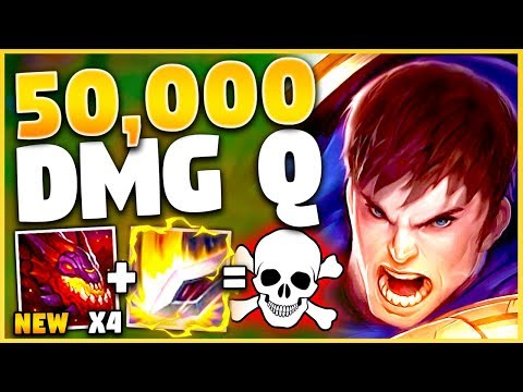 *ONE Q = ONE KILL* THE BEST GAREN BUILD OF SEASON 10  - League of Legends