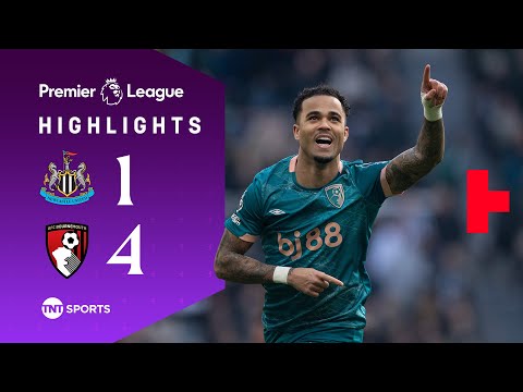 Kluivert Hat-Trick Stuns Magpies 🍒 | Newcastle 1-4 Bournemouth | Premier League Highlights