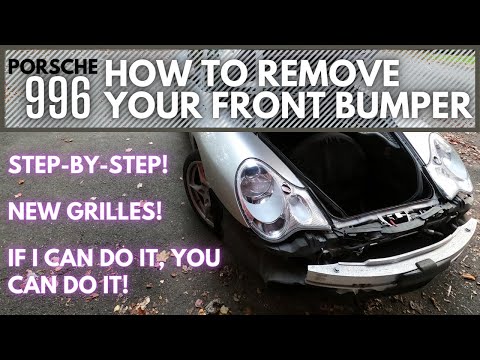 Porsche 996 Update. Removing The Front Bumper.