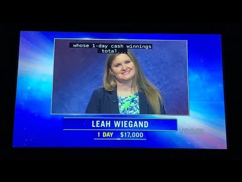 Jeopardy, intro - Leah Wiegand Day 2 (2/8/21)