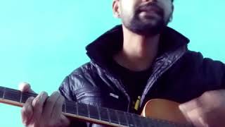 Video thumbnail of "Supna guitar cover |amrinder gill| by |mahip karki| guitar chords |lyrics|"