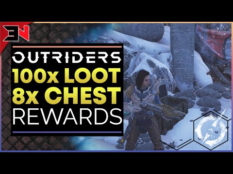 OUTRIDERS 100 x 8 Chest Farm World Tier 10 LOOT REWARDS - Outriders Best Farm