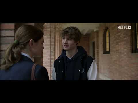 The Tearsmith official Netflix trailer thumbnail with Nica and Rigel facing each other in cool blue light