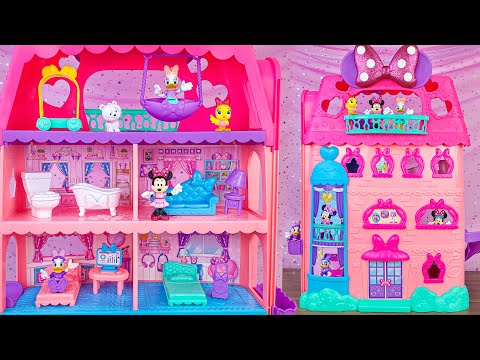 Satisfying with Unboxing Disney Minnie Mouse Mansion Hotel Playset, Toys Collection Review ASMR