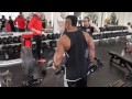 Chronicle Athlete Shaun Joseph-Tavernier filming at Emporium gym in Birmingham.
