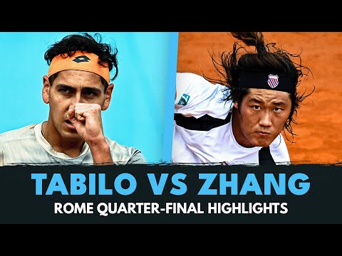 Alejandro Tabilo vs Zhizhen Zhang Highlights | Rome 2024