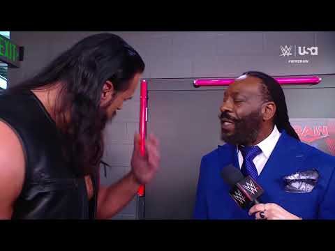 Drew McIntyre Confronts Booker T - Raw 4/29/2024