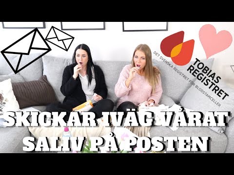 Skickar iväg vårt saliv på posten! | DONERA BENMÄRG